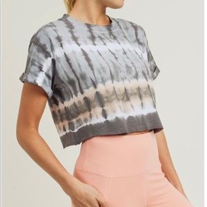 Mono B - Tie dye cropped tee